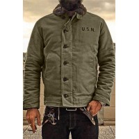 NON STOCK N-1 Deck Jacket Vintage USN Military Uniform For Men N1